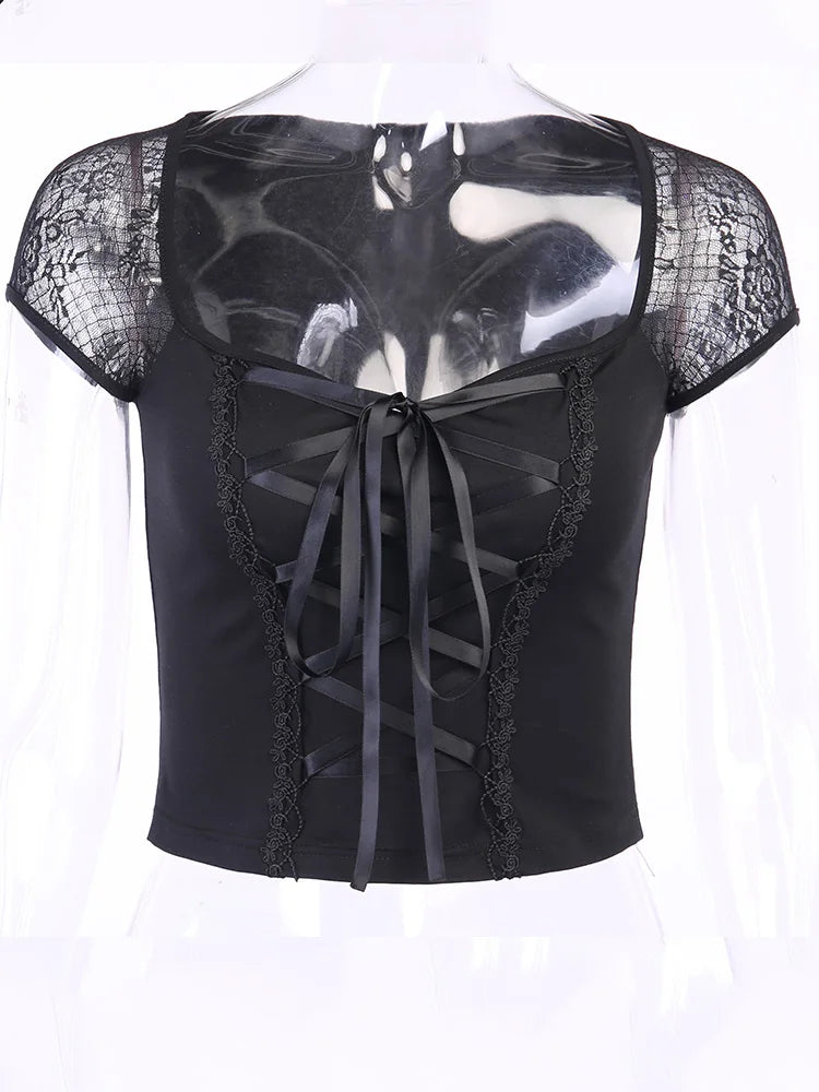 The Nocturne Top – Lacebound Ritualwear