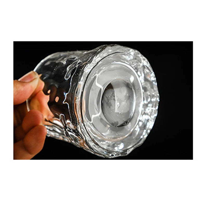 The Spinning Chalice – 200ML Rotating Whiskey Glass with Wooden Base