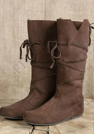 The Wanderer’s Boots – Pathwalker Leatherbound Footwear