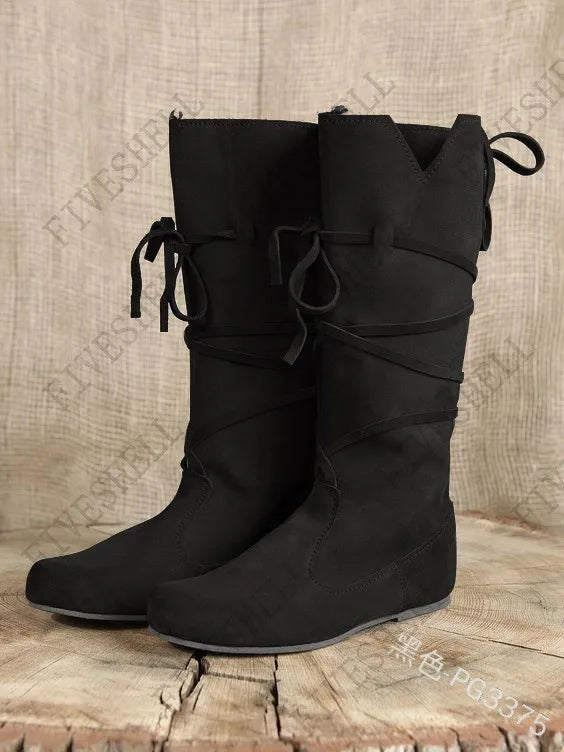 The Wanderer’s Boots – Pathwalker Leatherbound Footwear