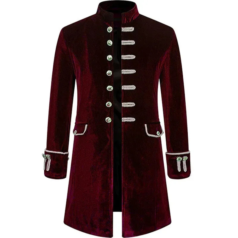 The Captain’s Command – Gothic Velvet Pirate Coat