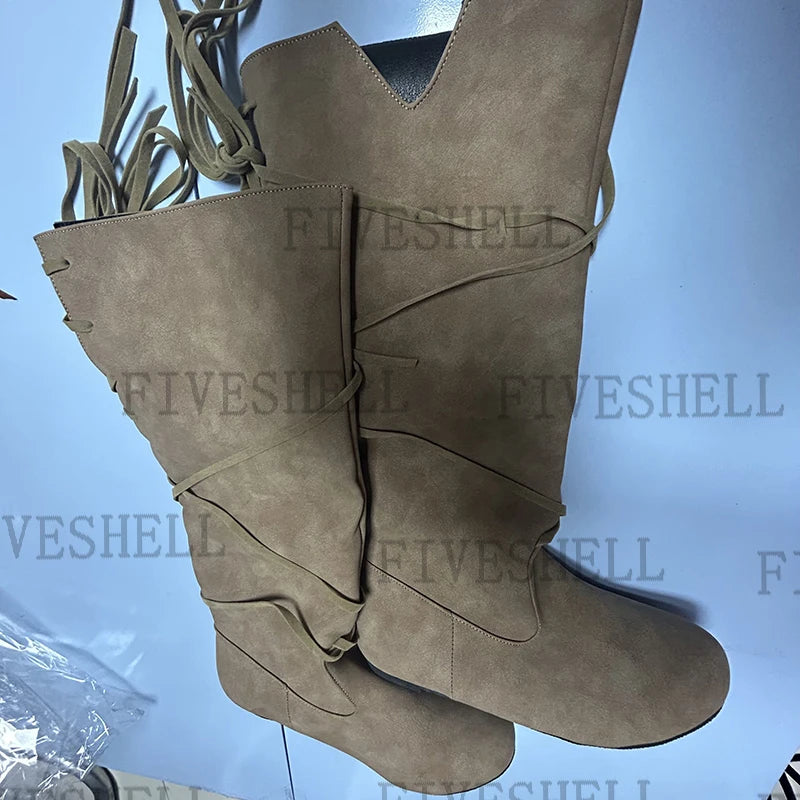 The Wanderer’s Boots – Pathwalker Leatherbound Footwear