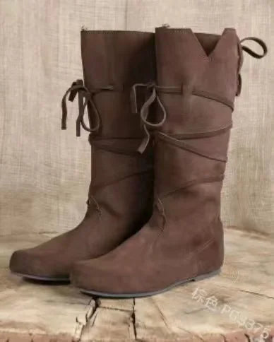 The Wanderer’s Boots – Pathwalker Leatherbound Footwear