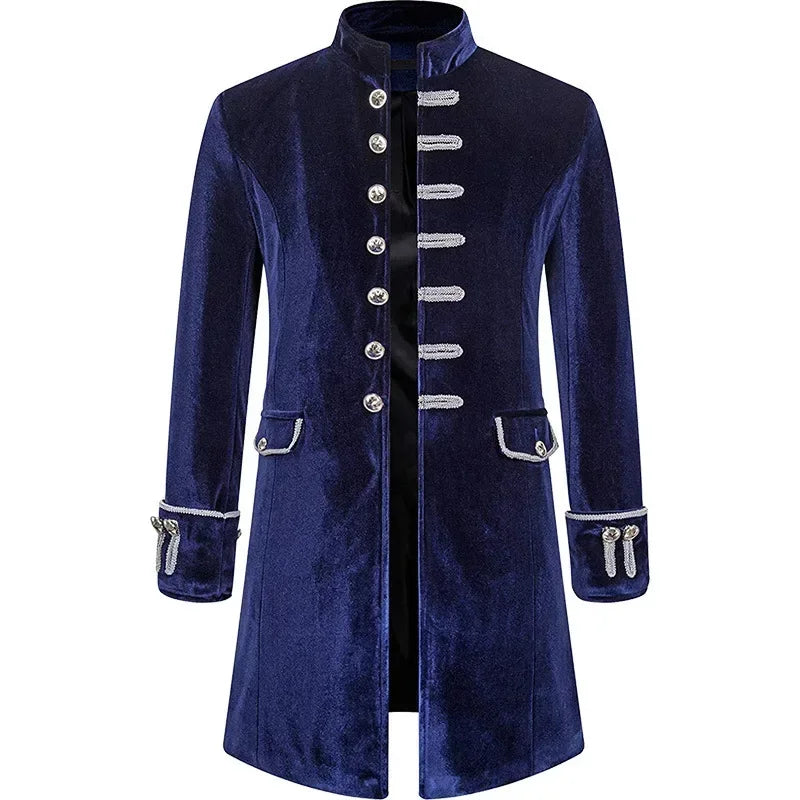 The Captain’s Command – Gothic Velvet Pirate Coat