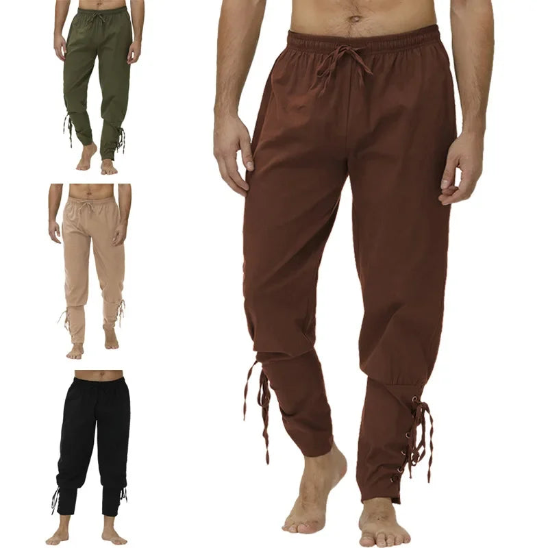 The Nomad’s Trousers – Viking Drawstring Warrior Pants