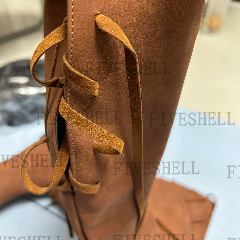 The Wanderer’s Boots – Pathwalker Leatherbound Footwear
