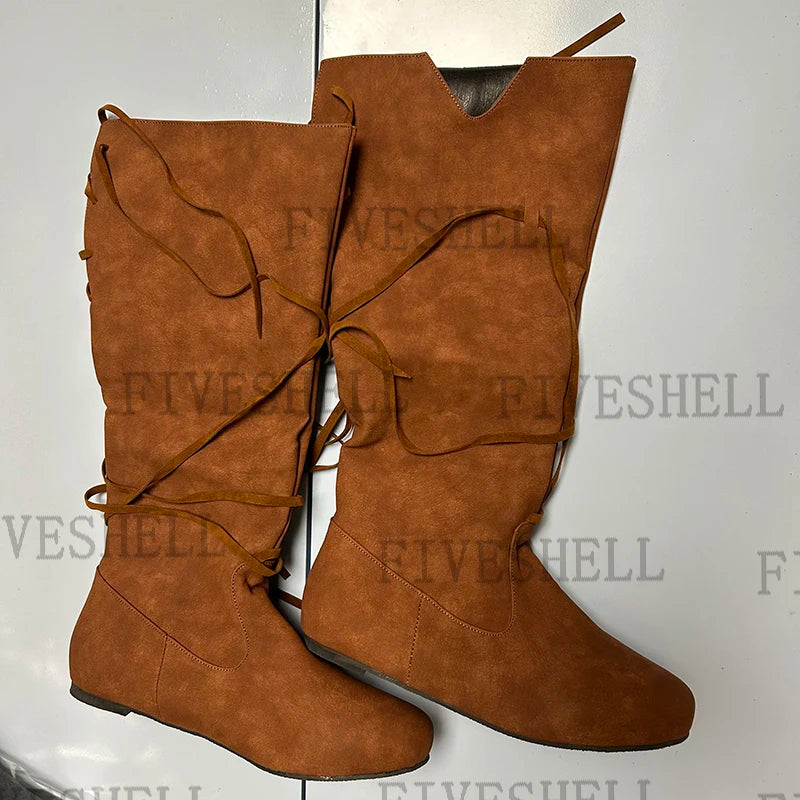The Wanderer’s Boots – Pathwalker Leatherbound Footwear
