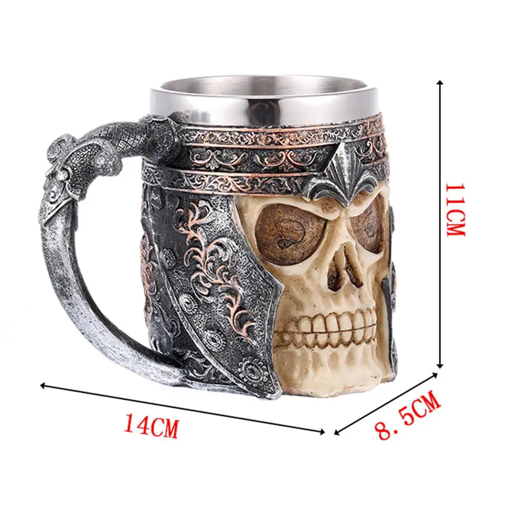 The Berserker’s Mug – Viking Wooden Tankard with Steel Rim