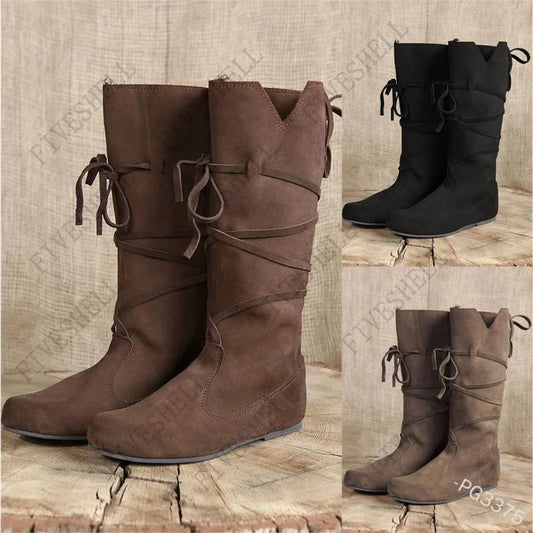 The Wanderer’s Boots – Pathwalker Leatherbound Footwear