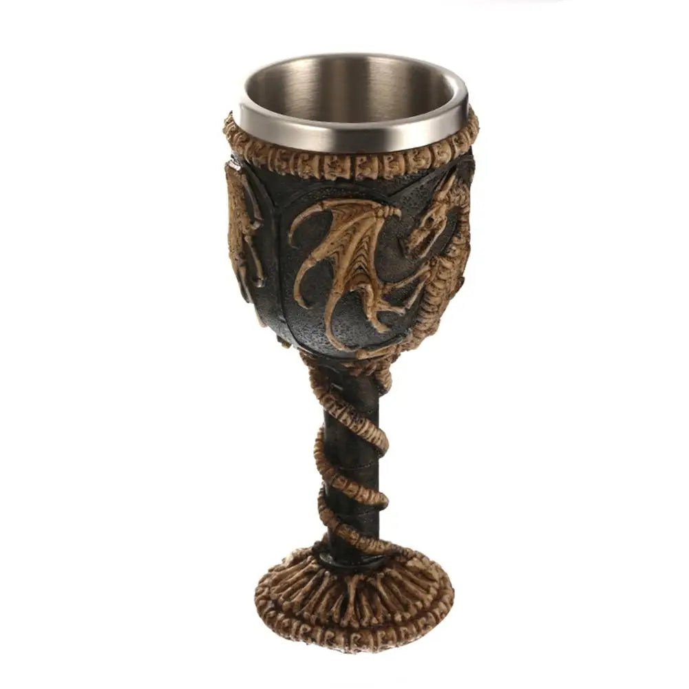 The Berserker’s Mug – Viking Wooden Tankard with Steel Rim