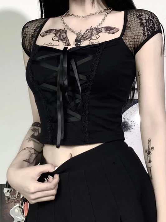 The Nocturne Top – Lacebound Ritualwear