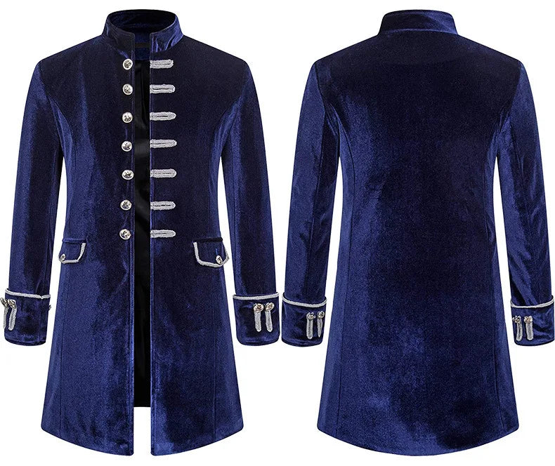 The Captain’s Command – Gothic Velvet Pirate Coat