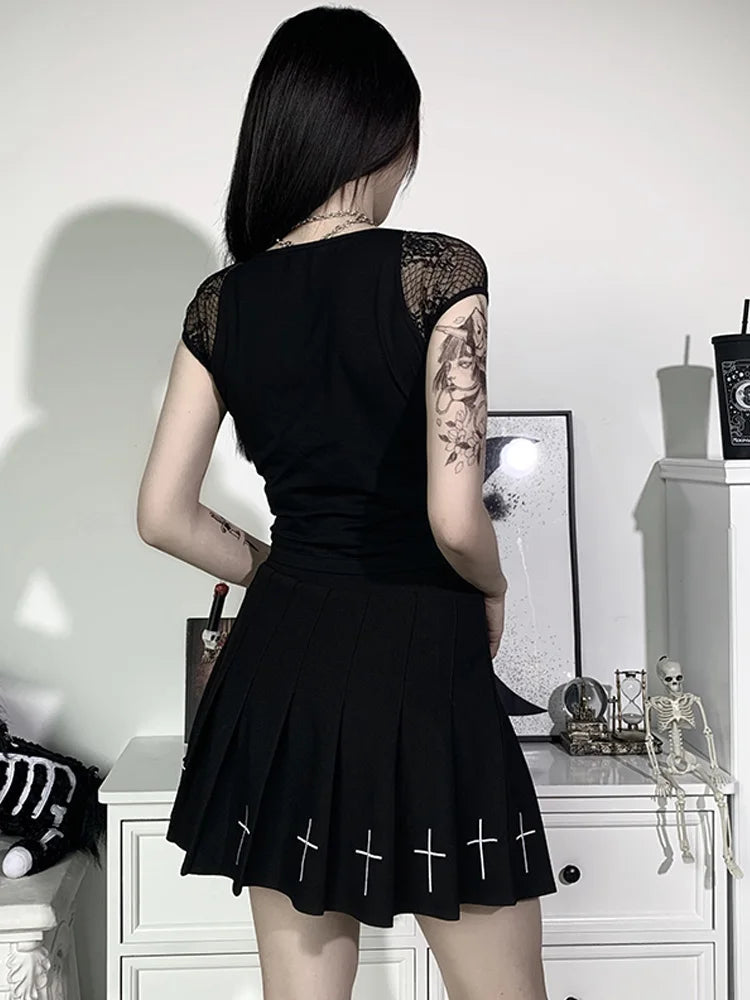 The Nocturne Top – Lacebound Ritualwear