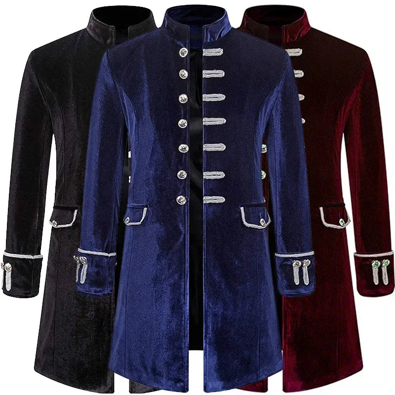 The Captain’s Command – Gothic Velvet Pirate Coat