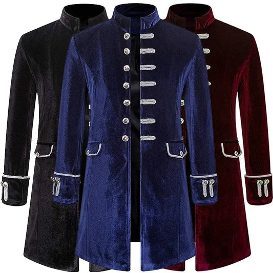 The Captain’s Command – Gothic Velvet Pirate Coat