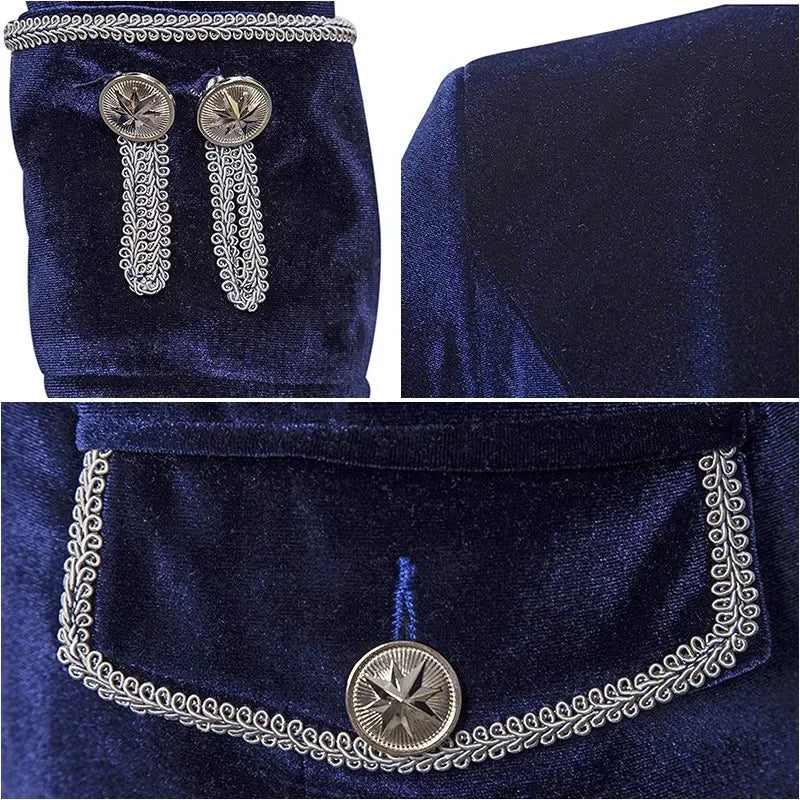 The Captain’s Command – Gothic Velvet Pirate Coat