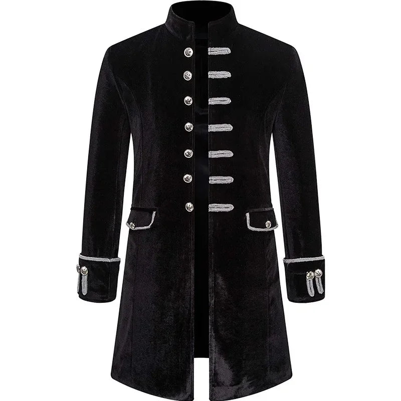 The Captain’s Command – Gothic Velvet Pirate Coat