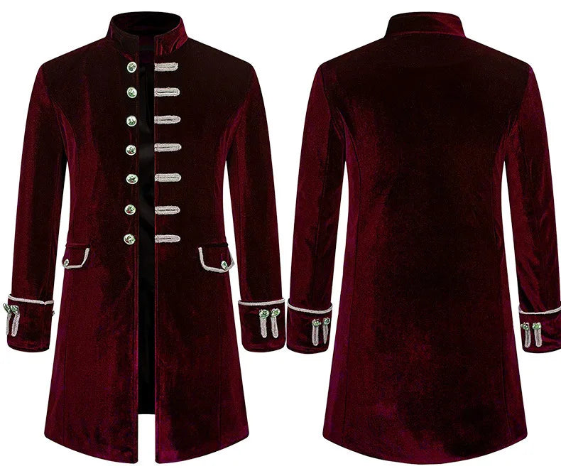 The Captain’s Command – Gothic Velvet Pirate Coat